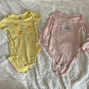 Lot of 2 Carters 24 months onesies